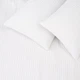 Съемный чехол для подушки MirSon Pique №10-01 Arrowline White 40х60 см (2200013811626) - изображение 1