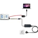 Адаптер USB 2.0 SATA IDE для HDD SSD 2.5 3.5 с блоком питания 12V черный комплект кабелей - изображение 4