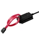 Адаптер USB 2.0 SATA IDE для HDD SSD 2.5 3.5 с блоком питания 12V черный комплект кабелей - изображение 8
