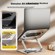 Подставка для ноутбука Jichuan 360° Aluminum alloy Silver - изображение 2