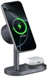 Бездротовий зарядний пристрій AUKEY MagFusion 2X 2-in-1 25W Grey (LC-MC213) - зображення 1