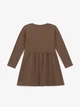 Сукня однотонна для дівчинки GENUA 14740 92 см Коричневий shop (2000999662560) - зображення 3