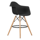 Стілець Тауер Вуд Eames барний високий чорний - изображение 1