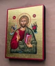 Писаная греческая Икона Пантократора Иисуса Христа 15×19 см - изображение 4