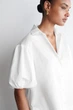 Сорочка жіноча COS puff-sleeve cotton shirt 1309660001 Eur 34 Білий - изображение 5