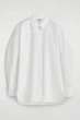 Сорочка жіноча COS rounded pima cotton shirt 1290607001 Eur 44 Білий - изображение 8