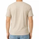 Базовая мужская футболка Gildan Light Cotton бежевая S - изображение 2