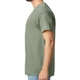 Базовая мужская футболка Gildan Light Cotton светло-зеленая 3XL - изображение 3