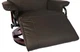 Крісло для відпочинку Recliner sofa Коричневе з масажем (6 вібраційних зон) та обігрівом, з регулюванням нахилу спинки та висувною підніжкою - зображення 7