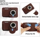 Чехол для фотокамеры Kodak PIXPRO FZ55 Silicone Case Силиконовый Коричневый - изображение 4