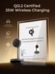Бездротовий зарядний пристрій AUKEY MagFusion 1X Qi2.2 25W Black (LC-MC111) - зображення 7