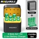 Комплект акумуляторів літієвих MOGUIMAX AA (R6) 1.5V 3400 mWh (8 шт.) із зарядною станцією-кейсом на 8 слотів Type-C - изображение 1
