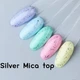 Топ без липкого шару прозорий з сріблястими блискітками Silver Mica Toki Toki, 5 мл - зображення 2