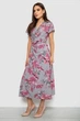 Платье женское однотонное с принтом серый 257R177-5 AGER XXL-XXXL - изображение 3