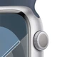 Смарт-годинник Apple Watch Series 9 GPS, 45mm, Silver, Storm Blue Sport Band, M/L (Grade C) - Б/В - зображення 3