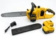 Пила аккумуляторная DeWalt DCM775N 48 В 6 А·ч цепная шина 18 дюймов электропила 45 см бесщеточная автоматическая смазка скорость 24 м с шаг 3 8 бесключевое натяжение 10500 об мин для распиловки древесины бревен досок заготовки дров обрезки деревьев сада с - изображение 3