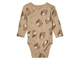 Боді з довгими рукавами для хлопчика Lupilu Ecoprint 479299 050-56 см (0-2 months) коричневий - зображення 1