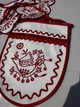Знімний комірець вишитий та ладунка комплект "Оксенія" білий - изображение 3