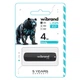 USB флеш накопитель Wibrand 4GB Grizzly Black USB 2.0 (WI2.0/GR4P3B) (352359) - изображение 2