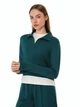 Женское поло Promin 2095-02_199 XL Темно-бирюзовый (2700000128534) - изображение 3