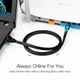 Патч-корд Ugreen NW102 Cat 6 U/UTP Lan Flat Cable 15m (Black) (UGR-50180) - зображення 3