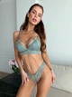 Комплект женского белья без косточек серого цвета 38960 85C - изображение 5