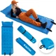 Килимок самонадувний Outtec Naps 193 x 68 x 3,5 см з подушкою Блакитний (5907766662853) - зображення 7