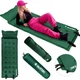 Килимок самонадувний Outtec Naps O-42406 193 x 68 x 3,5 см з подушкою Зелений (5905884424063) - зображення 13