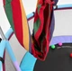 Батут-Манеж Just Fun 140 см игровая площадка для самых маленьких с баскетбольным кольцом, боксерской грушей, гимнастическими кольцами, мячами и мишенями - изображение 8