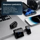 Беспроводной микрофон Proove ToneLine с зарядным кейсом и коннекторами Lightning/Type-C/AUX, черный - изображение 3