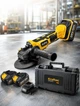 Болгарка аккумуляторная Krafftec Germani DCG413 48V 6Ah бесщеточная угловая шлифовальная машина 125 мм с двумя аккумуляторами регулировкой оборотов и кейсом - изображение 5