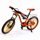 Коллекционная мини-модель велосипеда металлический Фингербайк MTB игрушечный велосипед 1:8 Размер 18 см Orange - изображение 3