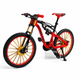 Коллекционная мини-модель велосипеда металлический Фингербайк MTB игрушечный велосипед 1:8 Размер 18 см Red - изображение 5