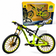 Коллекционная мини-модель велосипеда металлический Фингербайк MTB игрушечный велосипед 1:8 Размер 18 см Green - изображение 1