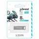USB флеш накопитель Wibrand 8GB Chameleon Silver USB 2.0 (WI2.0/CH8U6S) - изображение 2