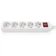 Мережевий фільтр живлення REAL-EL RS-Protect M 5m, white (EL122300029) - зображення 1
