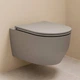 Унітаз підвісний Devit Art 3.0 3030140G безобідковий з кришкою soft-close, Vortex Flush, сірий мат - изображение 6