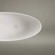 Ванна зі штучного каменю Silkstone PAA Bella Ovo VABELLOS/00 170х80 см з інтегрованим сифоном, білий матовий - изображение 6