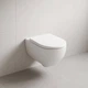 Унітаз підвісний Geberit Selnova Premium 502.793.00.1 без обідка, з кришкою Duroplast, SoftClose, Quickfix, білий глянець - изображение 6