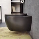 Унітаз підвісний Devit Acqua 3020155B безобідковий з сидінням slim, soft-close, quickfix - зображення 1