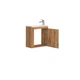 Тумба з раковиною Devit Small 063050O, 50 см, дуб - изображение 3