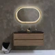 Дзеркало Luxury Wood Freedom Slim з LED підсвіткою, дуб натуральний, сенсорна кнопка-димер, 550х850 мм - изображение 5