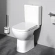 Унітаз-компакт Am.Pm Sunny CLA8900SC Aquaspin із сидінням мікроліфт, білий - зображення 1