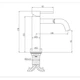 Змішувач для раковини Devit Flow 550534C, хром - изображение 3