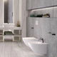 Унітаз підвісний RAK Ceramics Sensation SENWC1446AWHA, SENSC3901WH безобідковий з кришкою Soft Close - изображение 5