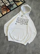 Худи Maison Margiela 88833 белого цвета, размер M - изображение 1