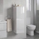 Шафка Geberit Aniara 504.059.01.1 підвісна колір білий глянець - изображение 1