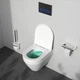 Унітаз підвісний AM PM Spirit V2.0 AquaSpin CSB1900SC з сидінням мікроліфт, білий - изображение 13