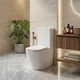 Унітаз-компакт Devit Quadra 2050140 безобідковий з кришкою soft-close, Vortex Flush, білий - зображення 4