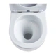 Унітаз підвісний Devit Flow DFL0460111W 490х365х370mm з кришкою soft-close, білий глянець - изображение 6